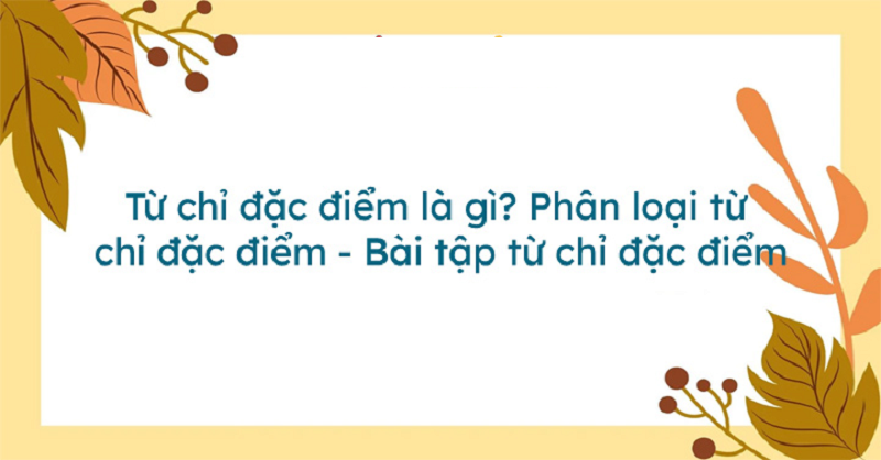 Khi làm bài tập về từ chỉ đặc điểm cần phải nắm rõ kiến thức về nó. (Ảnh: Vndoc)