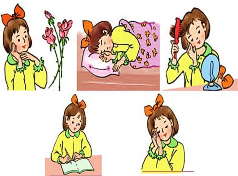 Minh họa bài đọc Hai bàn tay em. (Ảnh: Sưu tầm Internet)