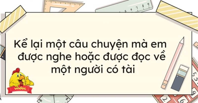 Ví dụ về kể chuyện. (Ảnh: Vndoc)