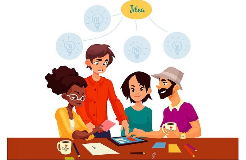 Phương pháp động não. (Ảnh: business.tutsplus.com)