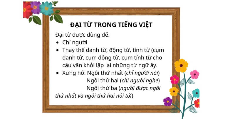 3. Đại từ xưng hô trong tiếng Việt