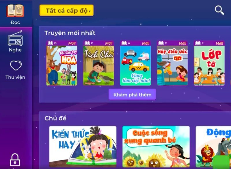 Ứng dụng học tập thông minh VMonkey. (Ảnh: Monkey)