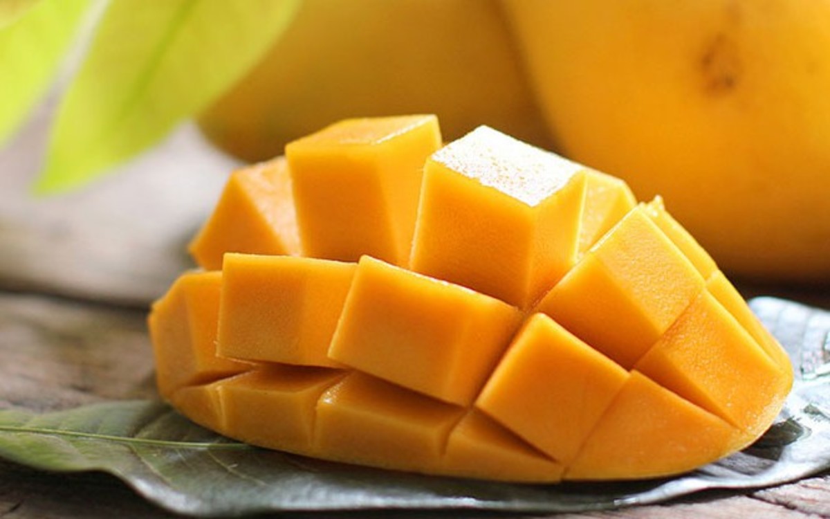 Giá trị dinh dưỡng bên trong xoài. (Ảnh: Sưu tầm Internet)