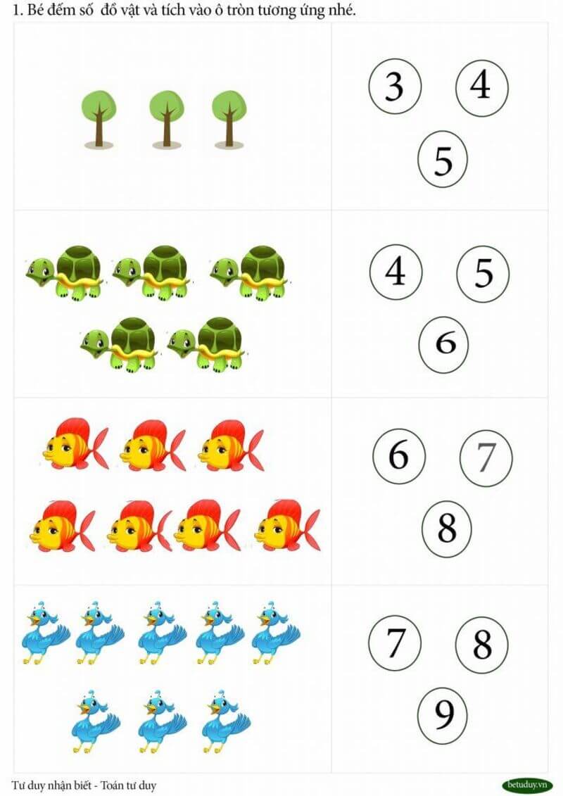 Dạng toán ôn tập số đếm. (Ảnh: Betuduy.vn)
