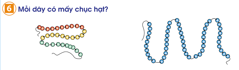 Bài tập 6. (Ảnh: SGK Toán 1 - Bộ sách Cánh Diều)