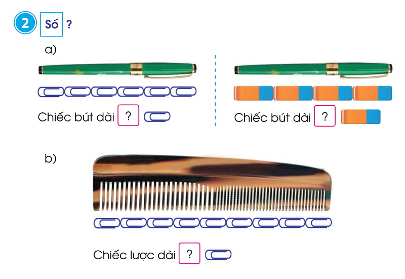 Bài tập 2. (Ảnh: SGK Toán 1 - Sách Cánh Diều)