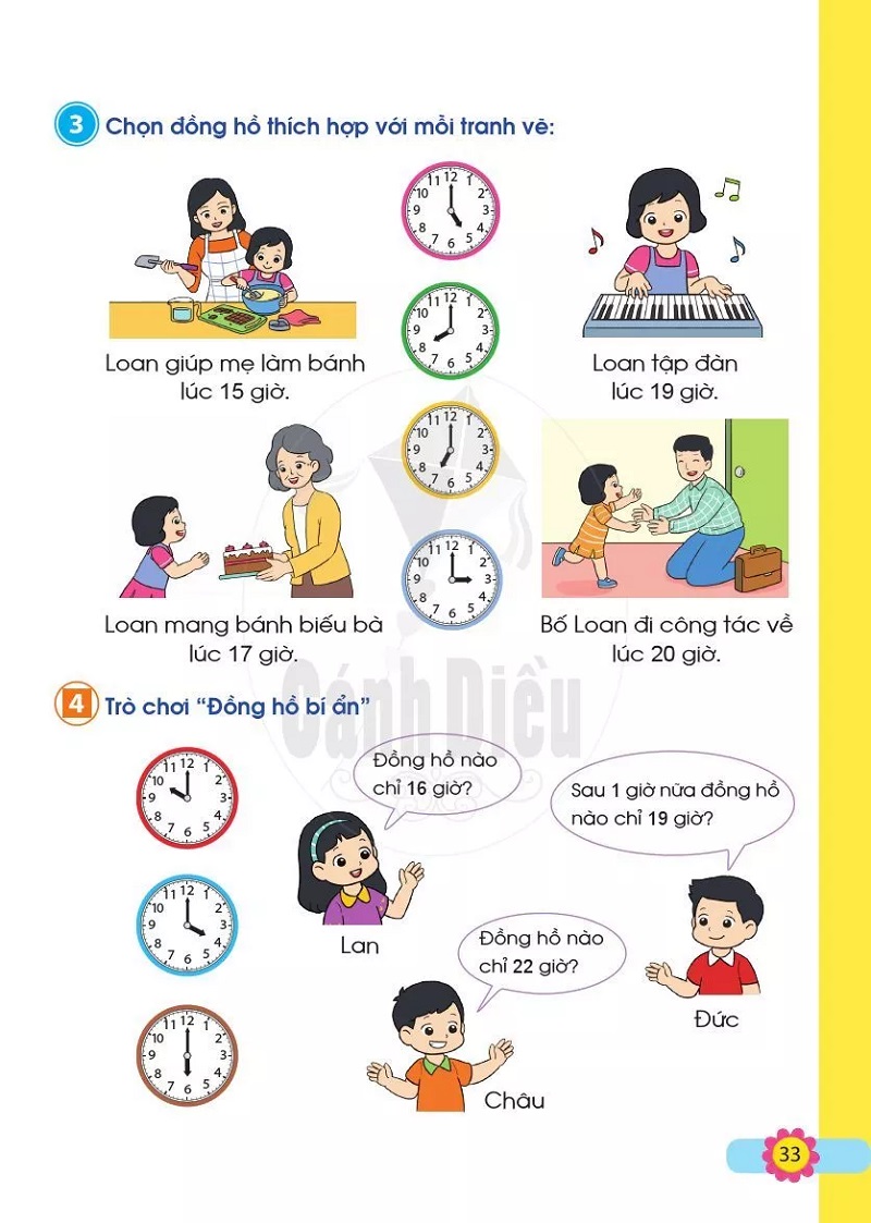 Lượng bài tập ở toán lớp 2 của sách Cánh Diều được giảm tải. (Ảnh: Sưu tầm internet)