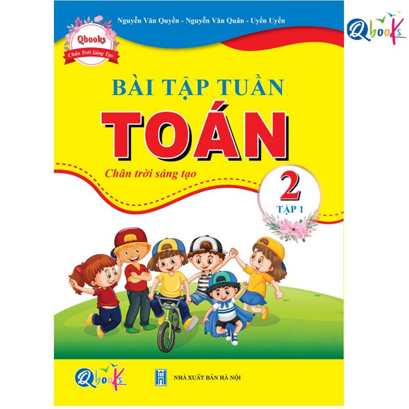 Sách Chân trời sáng tạo toán lớp 2 với nhiều cải tiến mới lạ. (Ảnh: NXB GDVN)