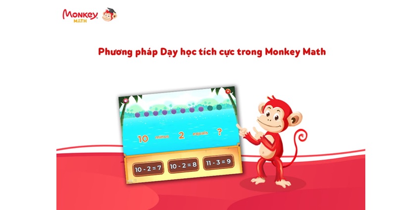 Học toán theo phương pháp tích cực cùng Monkey Math. (Ảnh: Monkey)