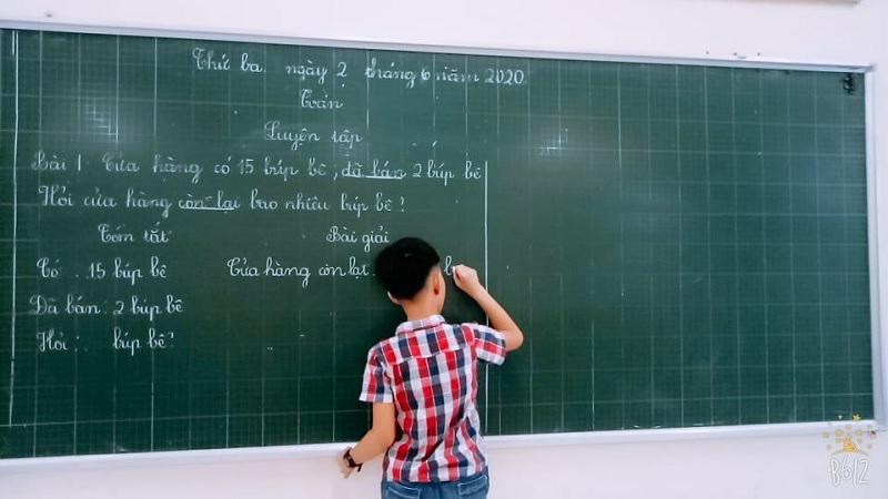 Hướng dẫn và khuyến khích bé đọc kỹ đề bài kỹ càng. (Ảnh: sưu tầm internet)