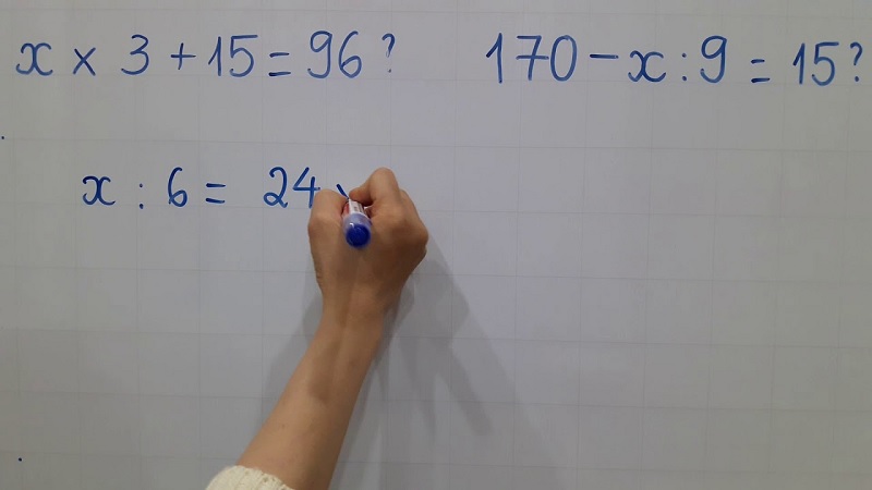 Với bài tập tìm x trong ngoặc sẽ có nhiều dạng khác nhau. (Ảnh: Sưu tầm internet)