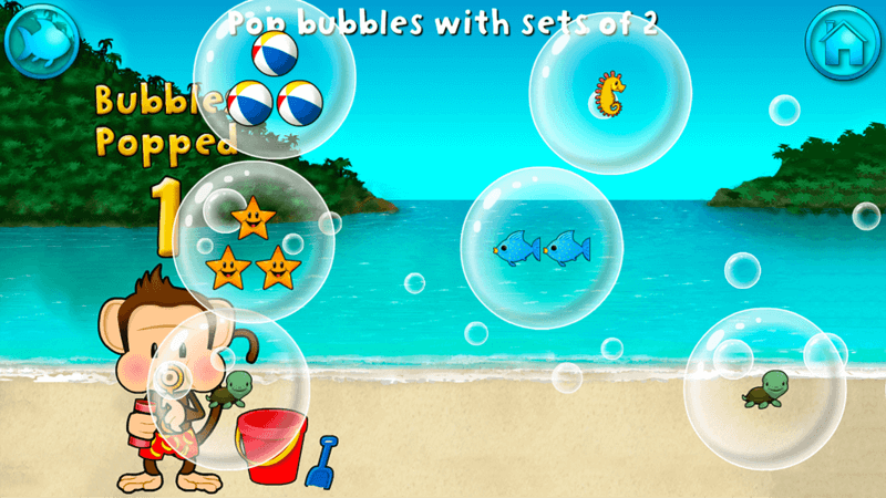 Học toán vui cùng với Monkey Math. (Ảnh: Monkey)