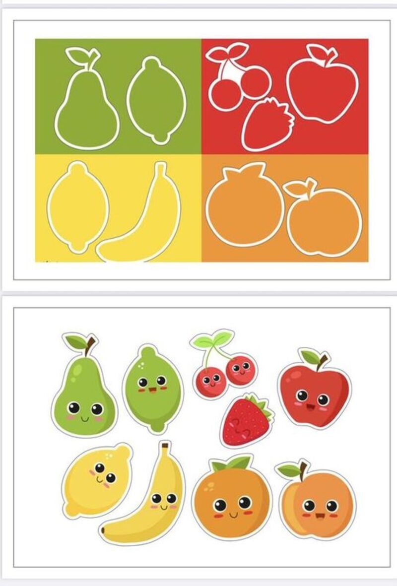 Dạng toán hình học, nhận biết màu sắc cho trẻ 5 tuổi. (Ảnh: Clevai)