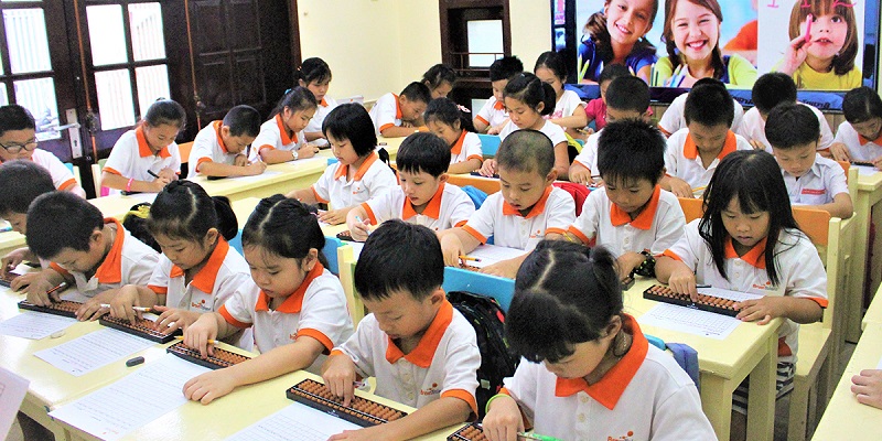 Toán tiền tiểu học là việc dạy toán cho bé trước khi lên cấp 1. (Ảnh: Brain Talent)