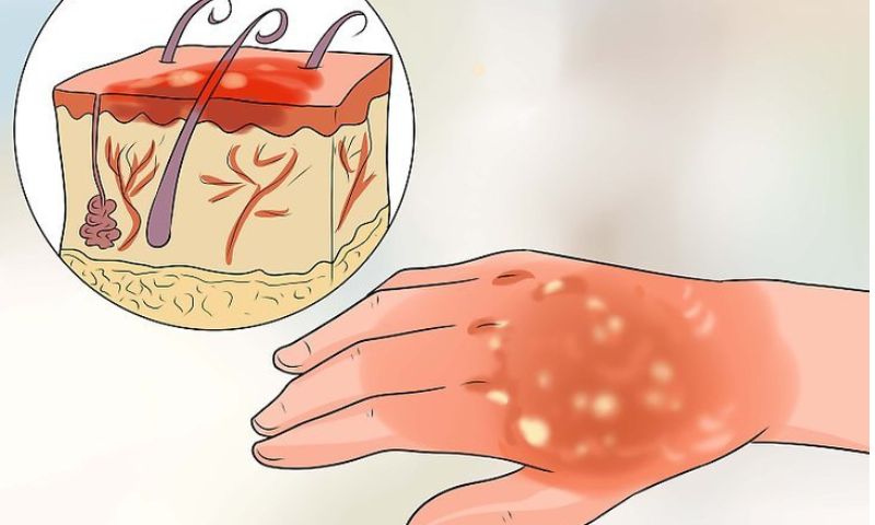 Trẻ 1 tuổi bị bỏng nước sôi cấp độ 3 (Nguồn: Sưu tầm Internet)