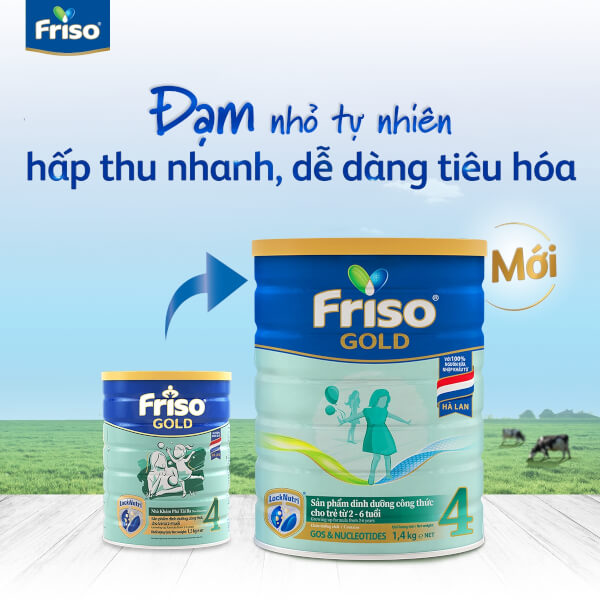 Sữa bột Friso 4. (Ảnh: Sưu tầm internet)
