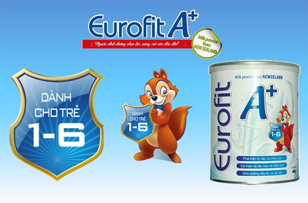 Sữa Eurofit A+. (Ảnh: Sưu tầm internet)