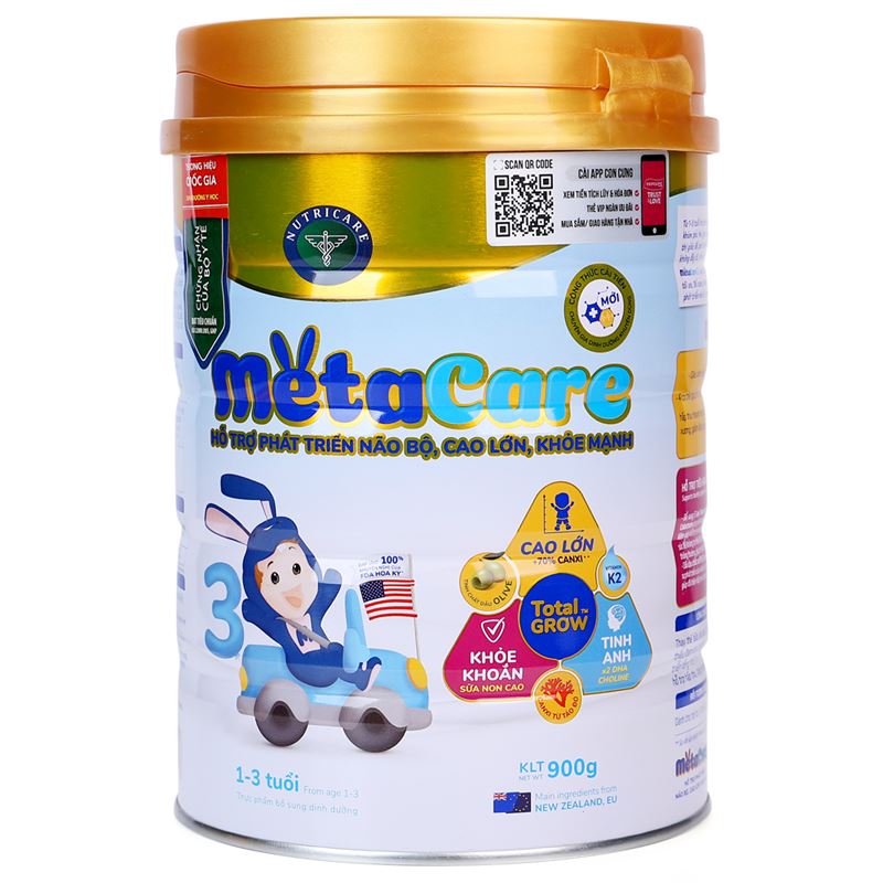 Meta Care 3+ giúp trẻ phát triển toàn diện cả về thể chất lẫn trí não. (Ảnh: Internet)