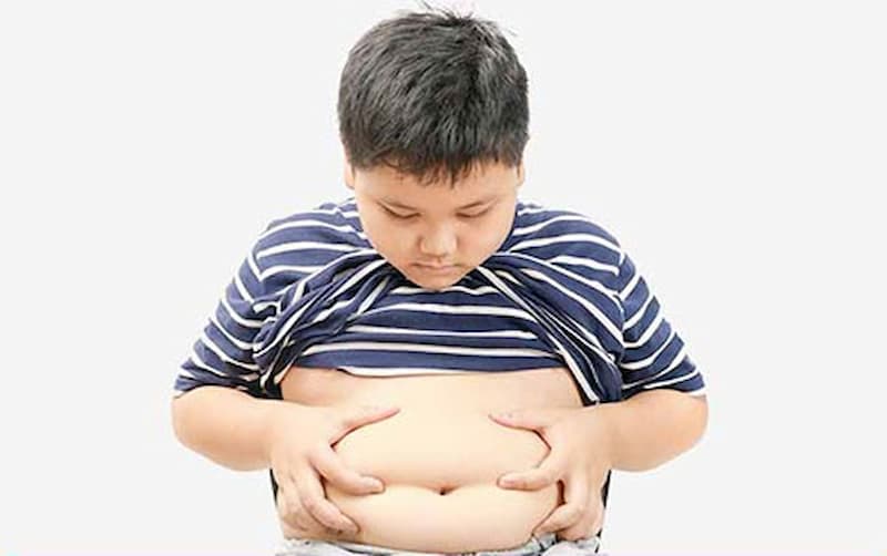 Những dấu hiệu nhận biết trẻ 7 tuổi thừa cân. (Ảnh: sưu tầm internet)