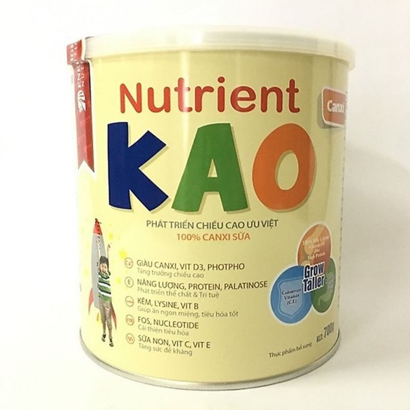 Sữa Nutrient Kao (1-10 tuổi). (Ảnh: Internet)