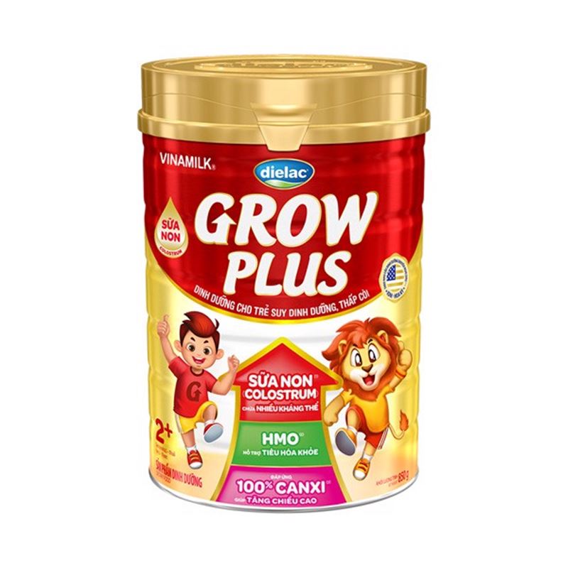 Vinamilk Dielac Grow Plus 2+. (Ảnh: Internet)