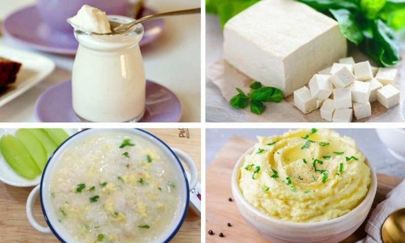 Những thực phẩm mà bố mẹ nên cho trẻ ăn khi bị đứt dây chằng môi trên (Nguồn: Sưu tầm Internet)