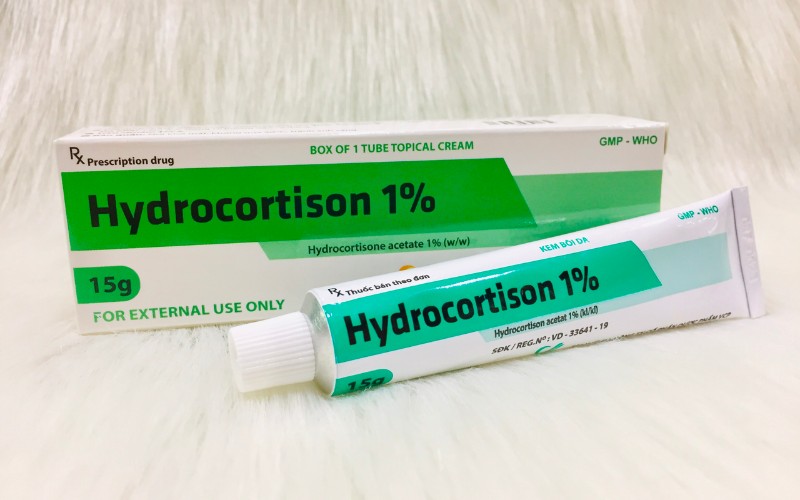 Hydrocortisone Cream 1%  có hoạt tính chống viêm cực kỳ hiệu quả trong việc điều trị vết côn trùng cắn (Ảnh: Sưu tầm internet)