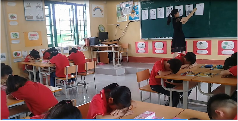 Ứng dụng trò chơi tiếng Anh trong giờ học trên lớp. (Ảnh: Internet)