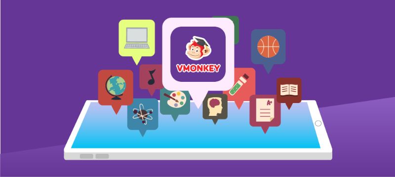 Vmonkey- Ứng dụng học tiếng Việt số 1 Việt Nam. (Ảnh: Monkey)