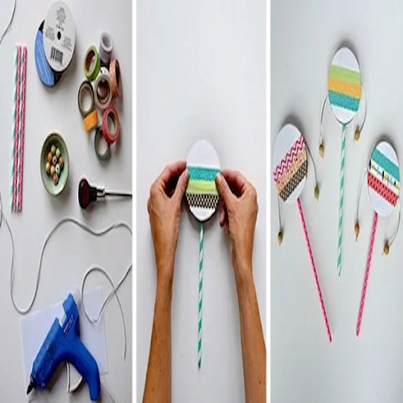 Tự làm trống lắc tại nhà. (Ảnh: Lamthucong.com)