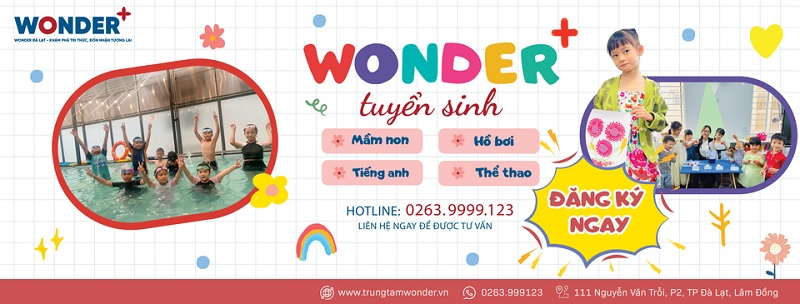 Học đa dạng kỹ năng cho trẻ cùng Wonder Đà Lạt (Ảnh: Wonder Đà Lạt)