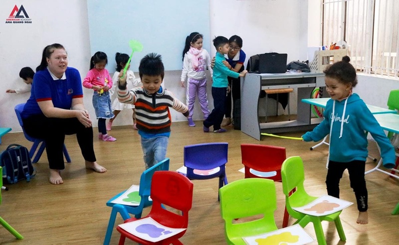 Nhiều hoạt động thú vị khi học tại Trung Tâm Anh Ngữ AMA Quảng Ngãi (ảnh: AMA Quảng Ngãi)