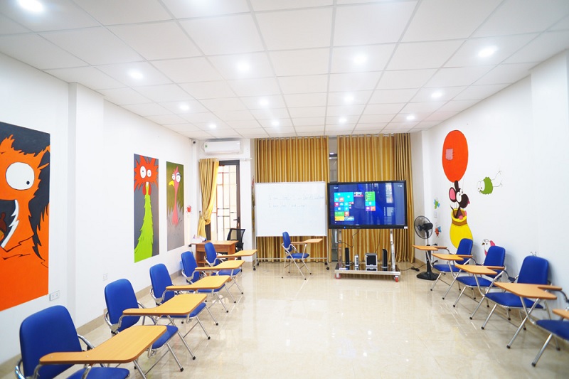 Phòng học tại British Education được trang bị đầy đủ cơ sở vật chất (Ảnh: British Education)