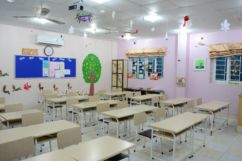 Cơ sở vật chất mới mẻ thuận tiện cho việc học. (Ảnh: Internet)