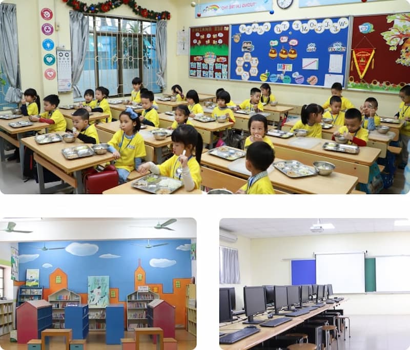 Hệ thống cơ sở vật chất tại trường. (Ảnh: Nhà trường)