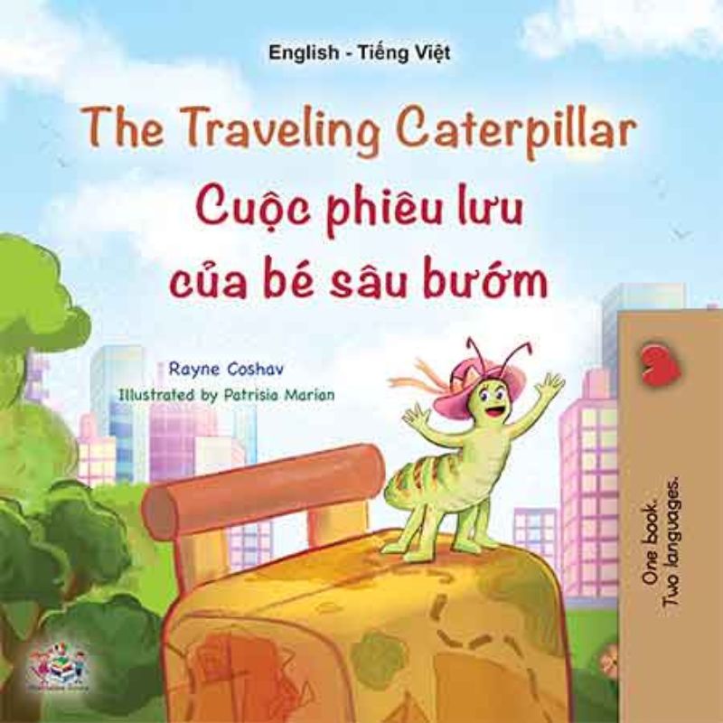 The traveling caterpillar (Cuộc phiêu lưu của bé sâu bướm). (Ảnh: Sưu tầm Internet)