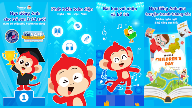 Ứng dụng Monkey Stories. (Ảnh: Monkey)