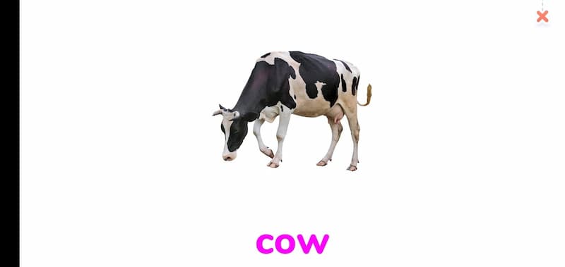 Học từ mới qua hình ảnh trực quan trong Monkey ABC. (Ảnh: Monkey)