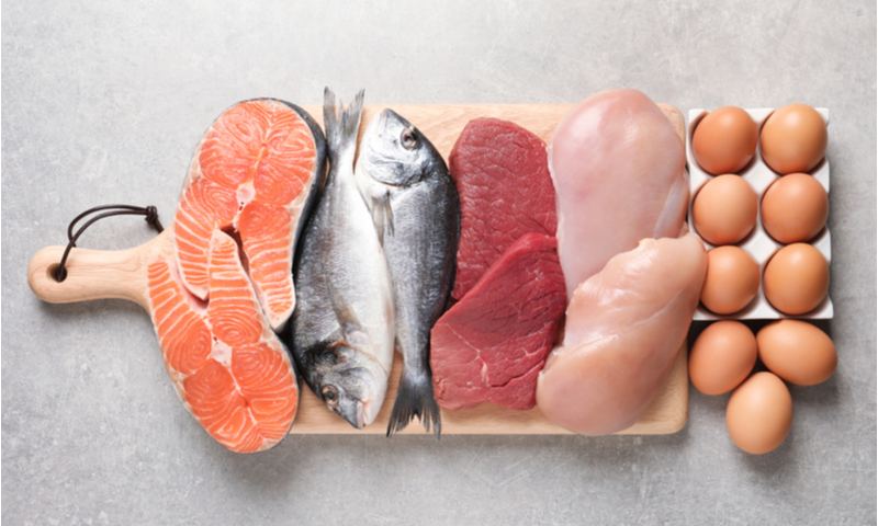 Omega 3 có rất nhiều trong thịt, cá, trứng,... ( Ảnh Internet)