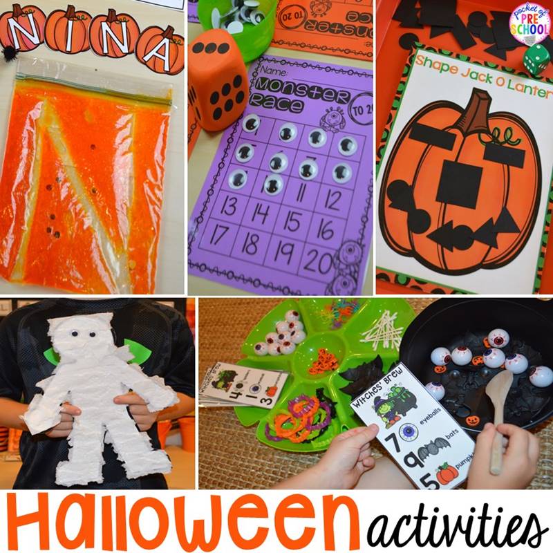 Từ vựng tiếng anh chủ đề halloween về các hoạt động trò chơi. (Ảnh: Internet)