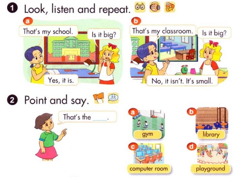 Trẻ như một hướng dẫn viên dễ thương giới thiệu về ngôi trường rộng lớn của mình. (Ảnh: Sưu tầm Internet)