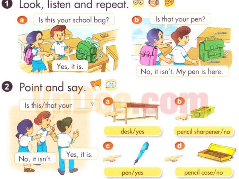 Từ vựng màu sắc kết hợp cùng đồ dùng học tập tạo hứng thú hơn với trẻ khi học tiếng Anh. (Ảnh: Sưu tầm Internet)