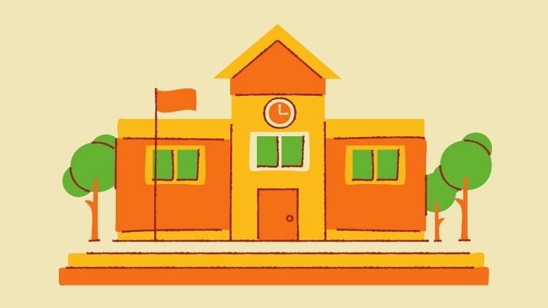 Từ vựng tiếng Anh lớp 4 chủ đề Where's your school. (Ảnh: Canva)