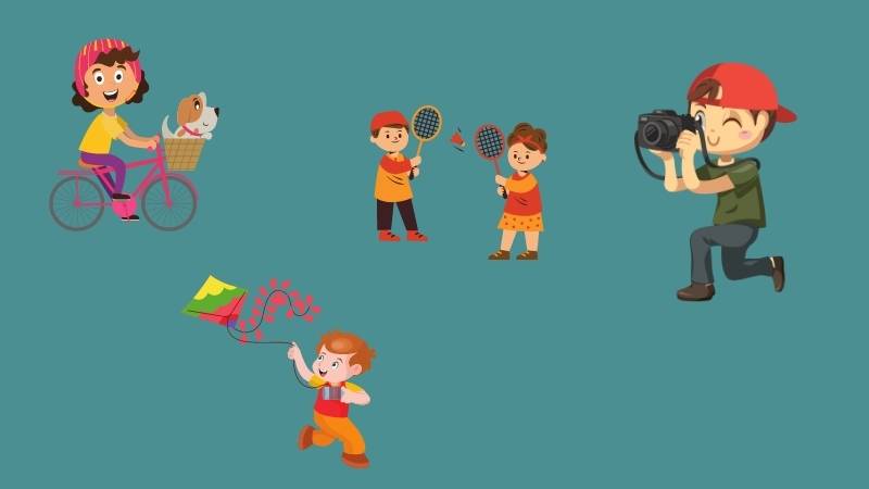 Từ vựng tiếng Anh lớp 4 chủ đề What do you like doing. (Ảnh: Canva)