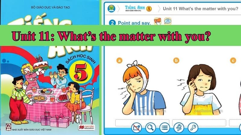Unit 11: What’s the matter with you? (Ảnh: Sưu tầm Internet)