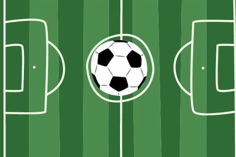 Mẫu câu về bóng đá trong tiếng Anh. (Ảnh: Internet)