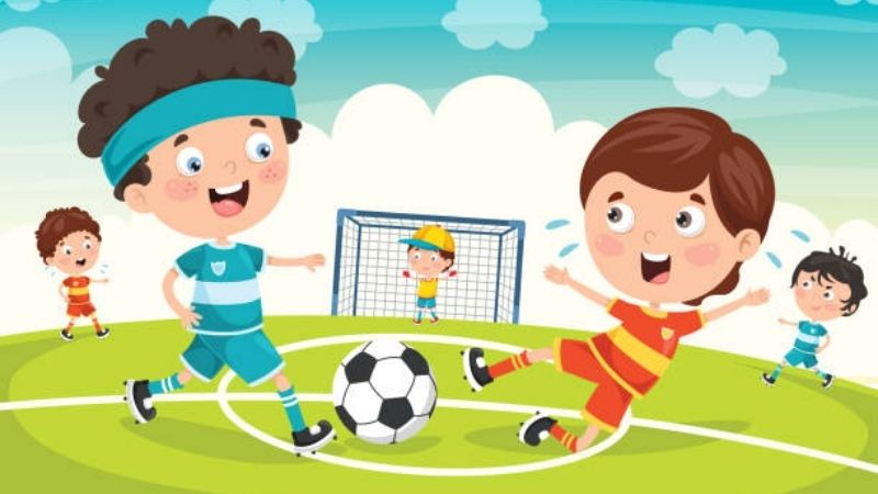 Từ vựng tiếng Anh cho bé 3 tuổi chủ đề thể thao. (Ảnh: Sưu tầm Internet) 