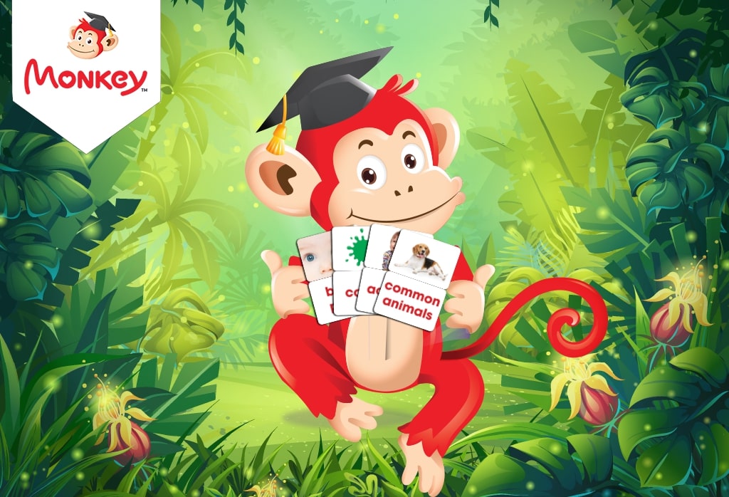 Cùng bé nâng cao vốn từ vựng tiếng Anh với siêu ứng dụng Monkey Junior (Ảnh: Monkey)