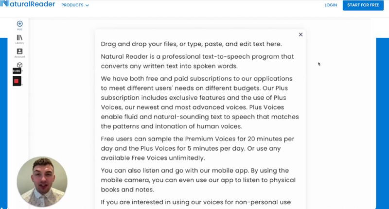 Giao diện phần mềm Speak English. (Ảnh: Internet)