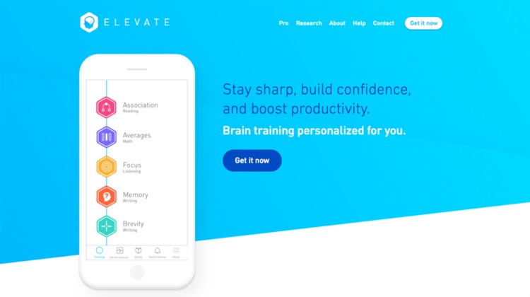 App ghi nhớ từ vựng tiếng Anh hiệu quả Elevate. (Ảnh: Sưu tầm internet)